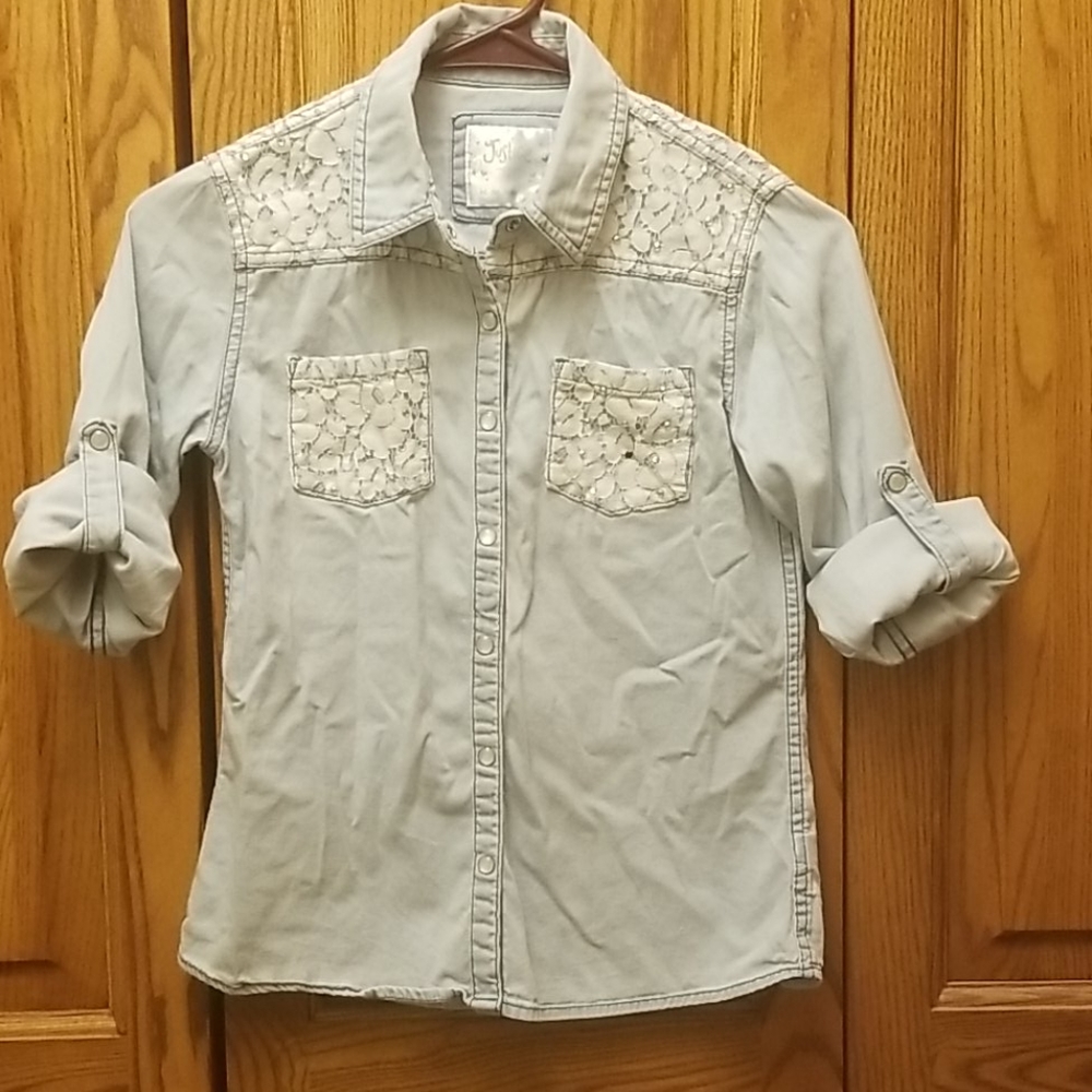 Girls Denim Top